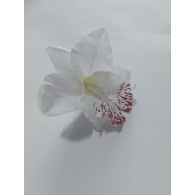 Головка орхидеи 10 см цв. белый, цена за 1 шт